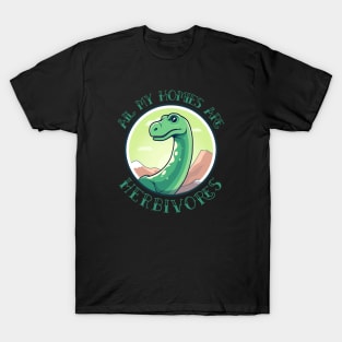 All My Homies are Herbivores - Dinosaur Gang T-Shirt